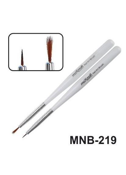 Набор кисточек для дизайна ногтей из 2х инструментов MNB-219 MaxMar (338426410)