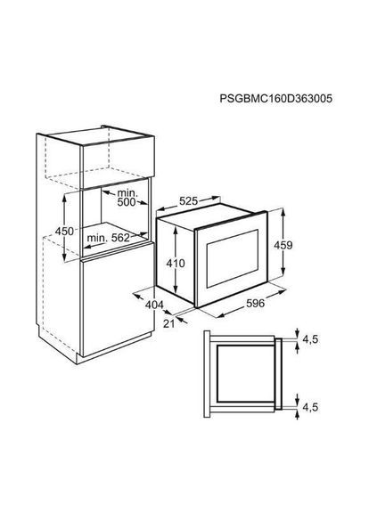 Микроволновка с грилем MBE2658DEM AEG (315799168)