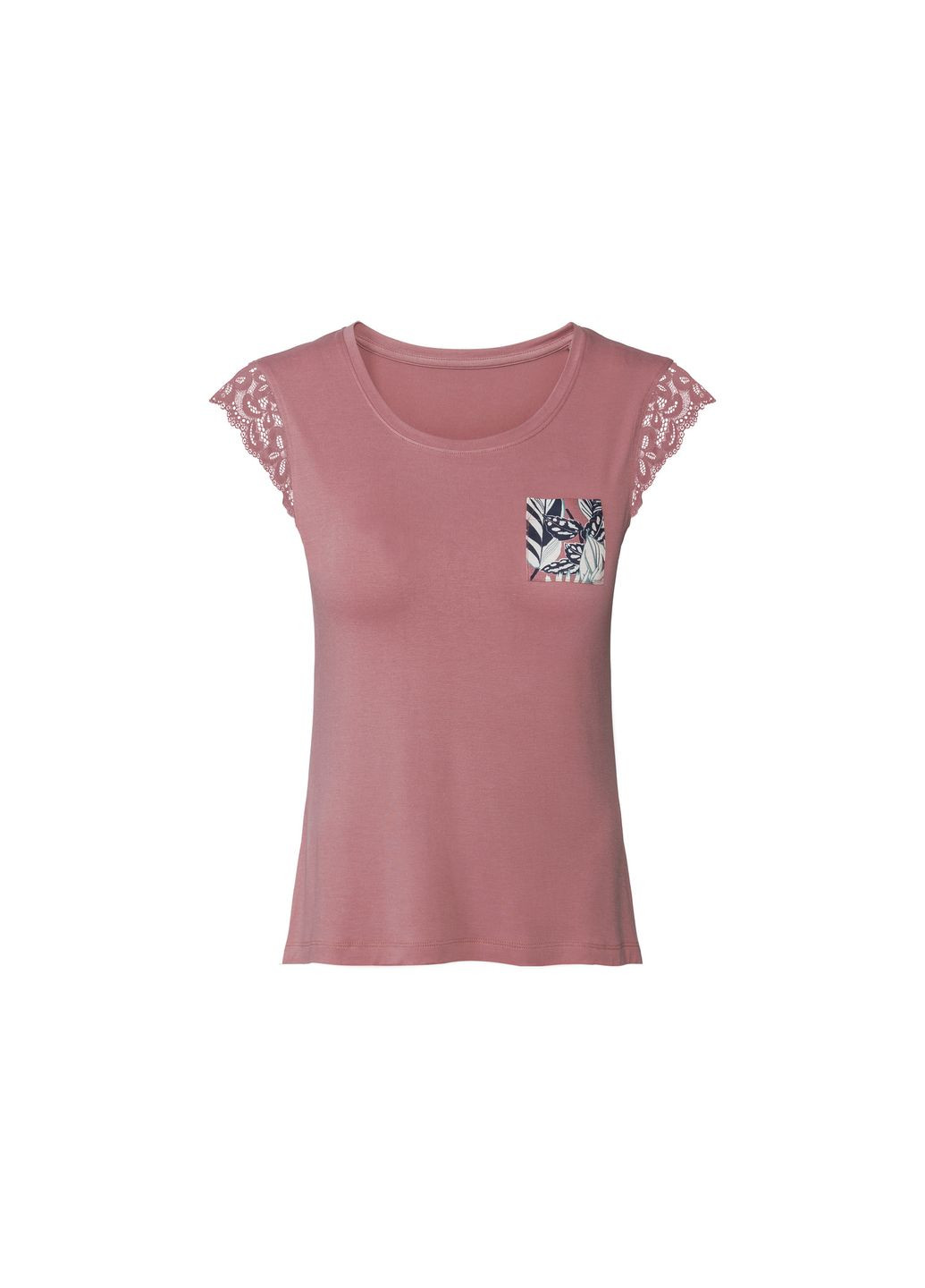 Розовая пижама (футболка и шорты) для женщины 409171 Esmara