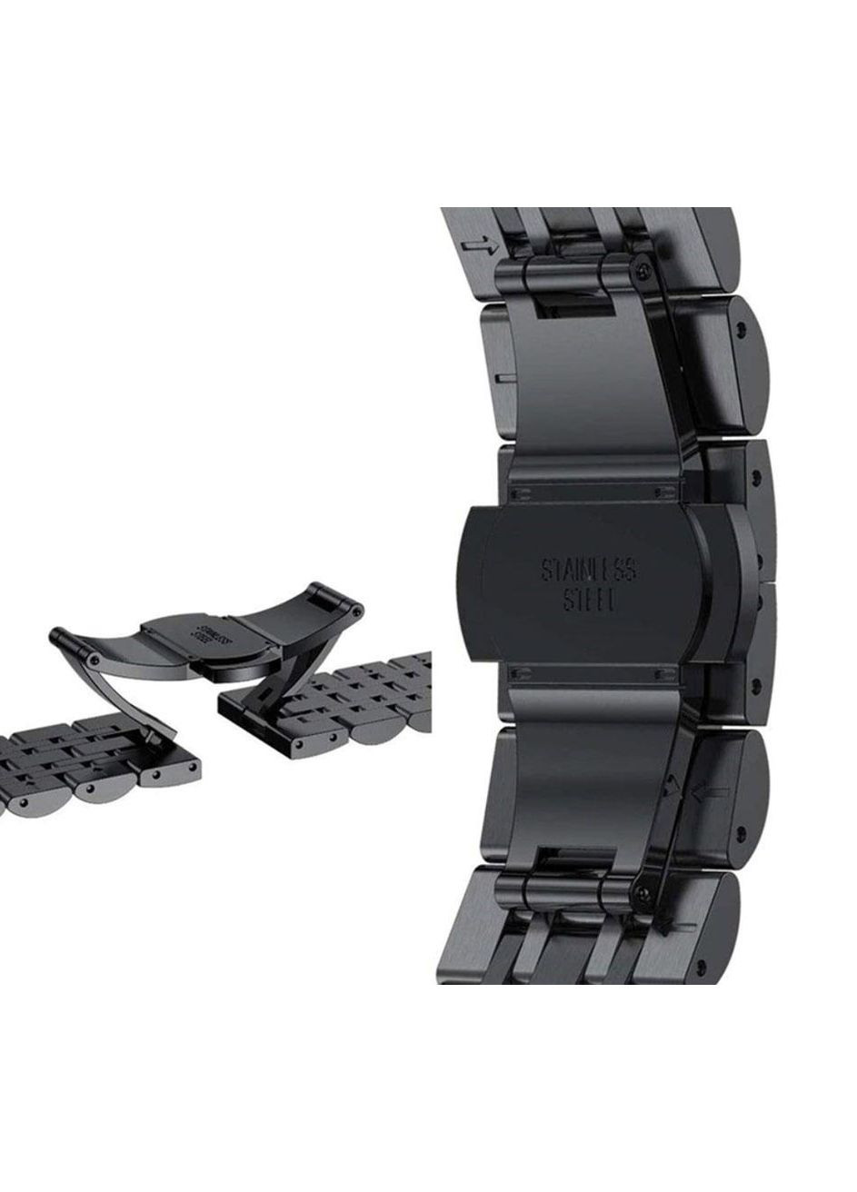 Металевий ремінець Steel Link для годинника Xiaomi Watch S4 - Black Primo (365270872)