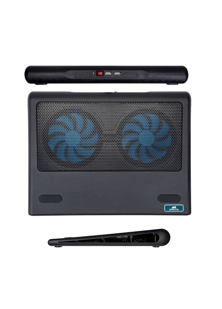 Охлаждающая подставка для ноутбука 5557 black RIVACASE (339082795)