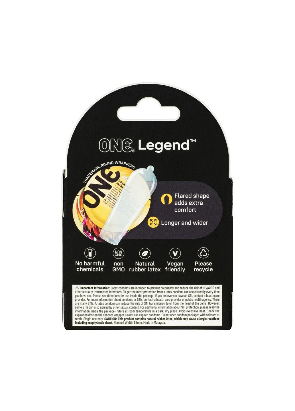 Презервативы Legend Extra Large 3 шт, картонная коробка One (366817975)
