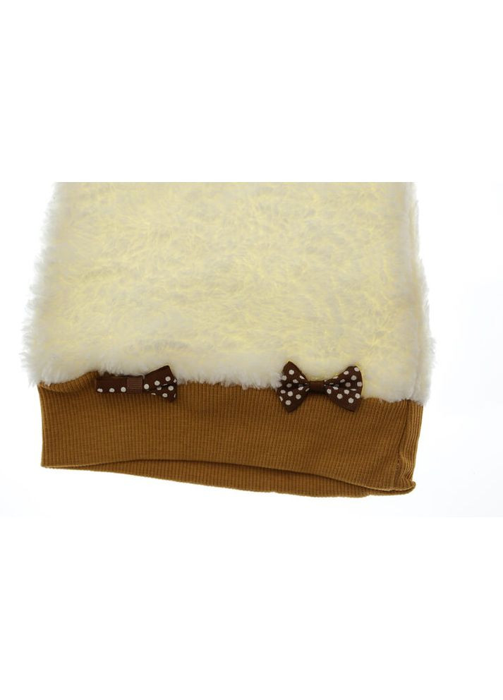 Шапка для девочки трава бантики коричневая 1м+ (33431) BABYKROHA (323470009)