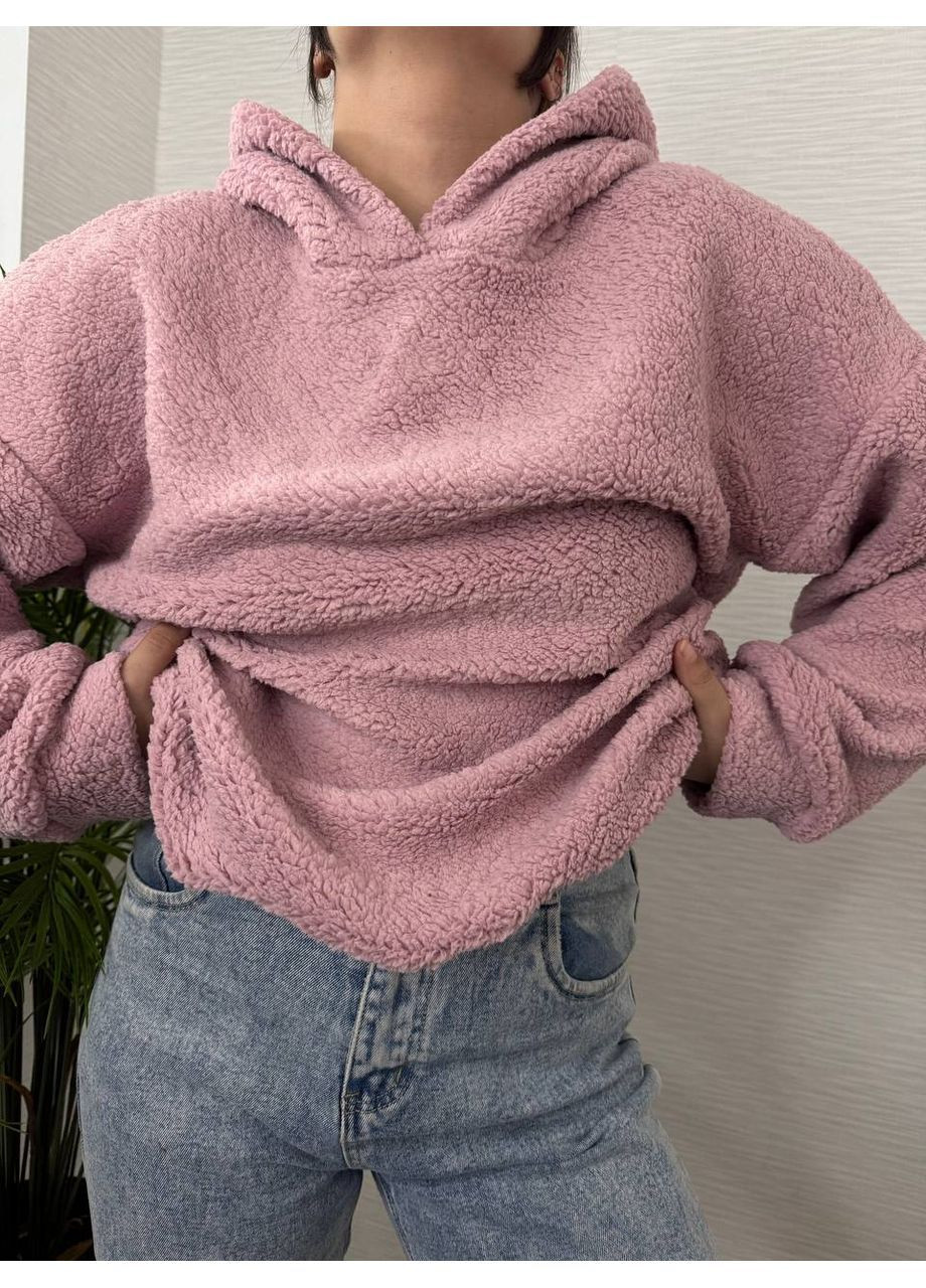 Плюшеве жіноче худі з вушками No Brand Р4939-385/3 (369402721)