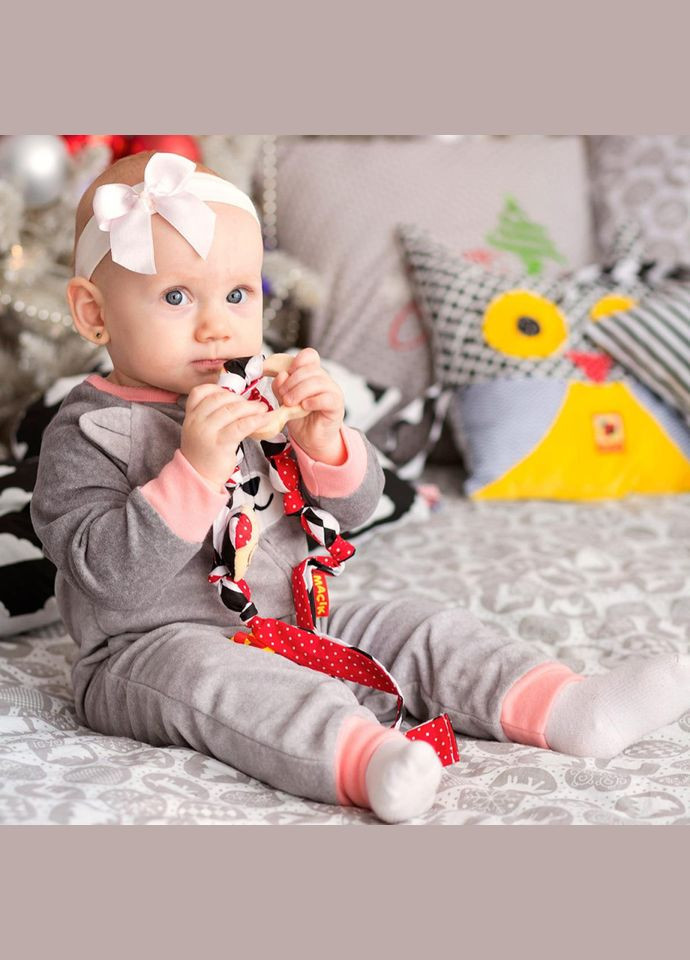 Підвіска Слінгобуси Совушка МС 110504-01 з дерев'яним гризунком Macik (338623052)