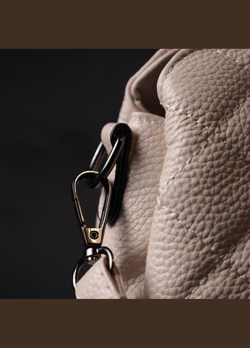 Вишукана сумка для стильних жінок із натуральної шкіри біла 22414 Vintage (329196712)