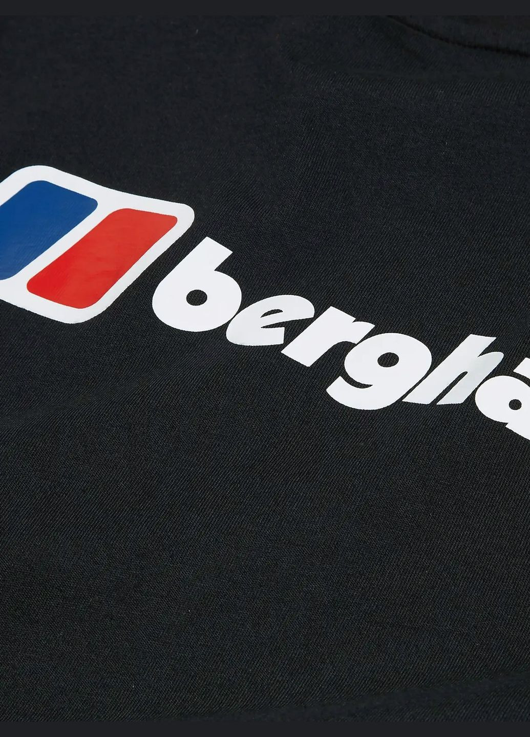 Чорна футболка майка з коротким рукавом Berghaus Mens Organic Front & Back Logo Tee - Black