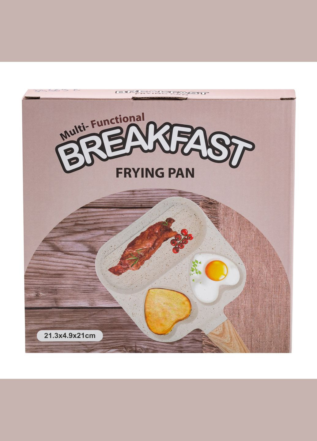 Сковорода для сніданку алюмінієва 18,3*18*2 см, Breakfast (328603685)