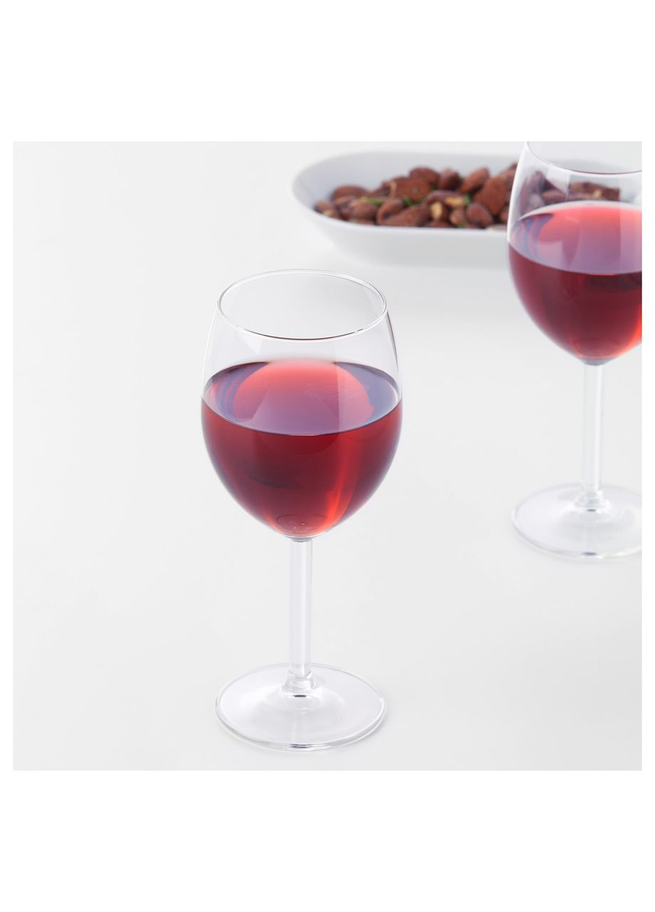 Набор бокалов для вина 6 шт 300 мл стеклянные IKEA (276195150)
