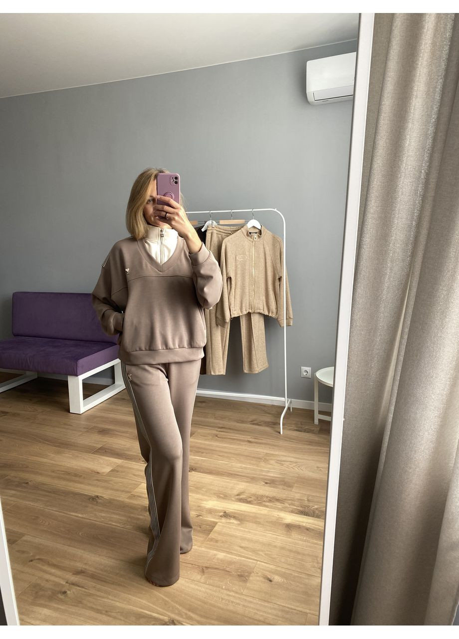 Костюм жіночий прогулянковий, бомбер та штани жіночі No Brand (362561287)