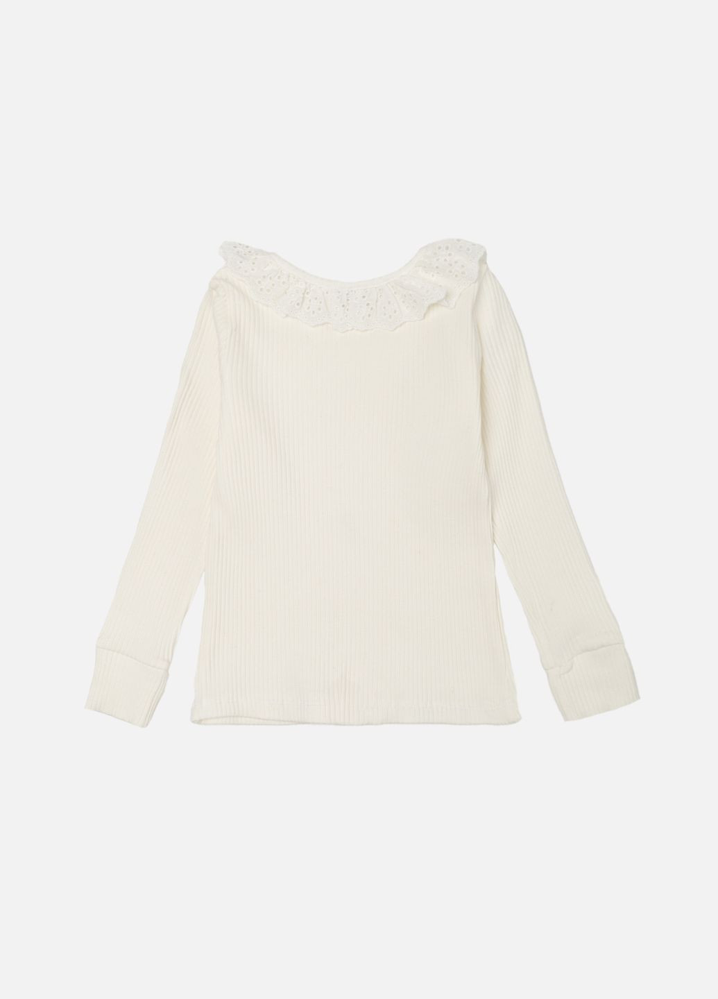 Футболка з довгим рукавом для дівчинки колір молочний ЦБ-00250113 Sirin (307793760)