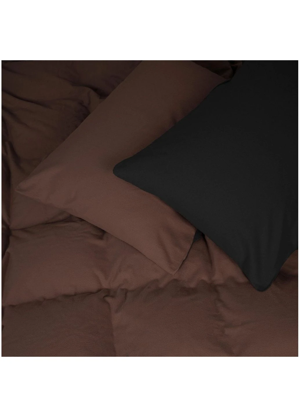 Постільна білизна 002-003 Black/Brown Фланель 2x143x210 (ek41091) Mirson 002-003 Black/Brown Фланель 2x143x210 Сімейний (392383128)