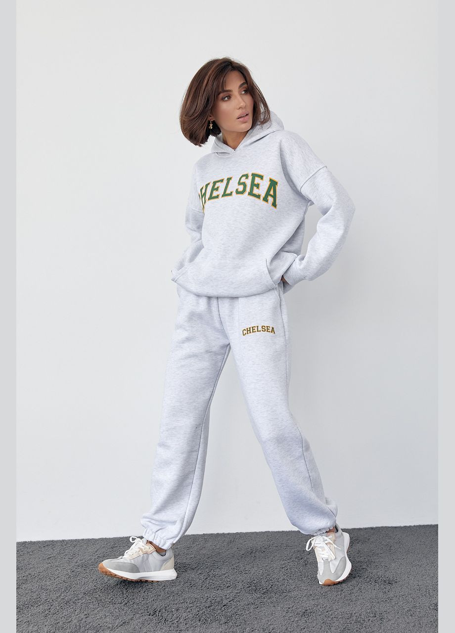 Жіночий спортивний костюм на флісі з принтом Chelsea Liton (296909050)