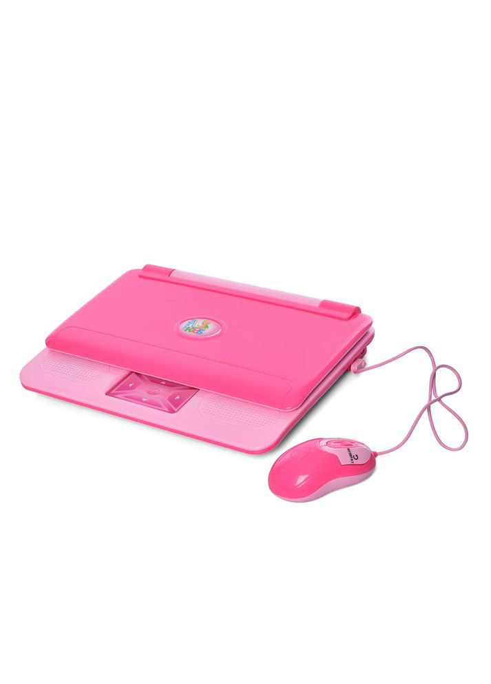 Дитячий навчальний ігровий ноутбук SK7442-7443 LimoToy українською, російською та англійською мовами Рожевий Limo Toy (327215892)
