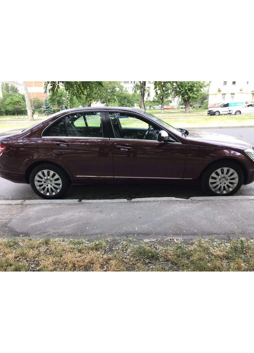 Накладки на дверні молдинги (6 шт, нерж) для Mercedes C-class W204 2007-2015 рр CARMOS (389422925)