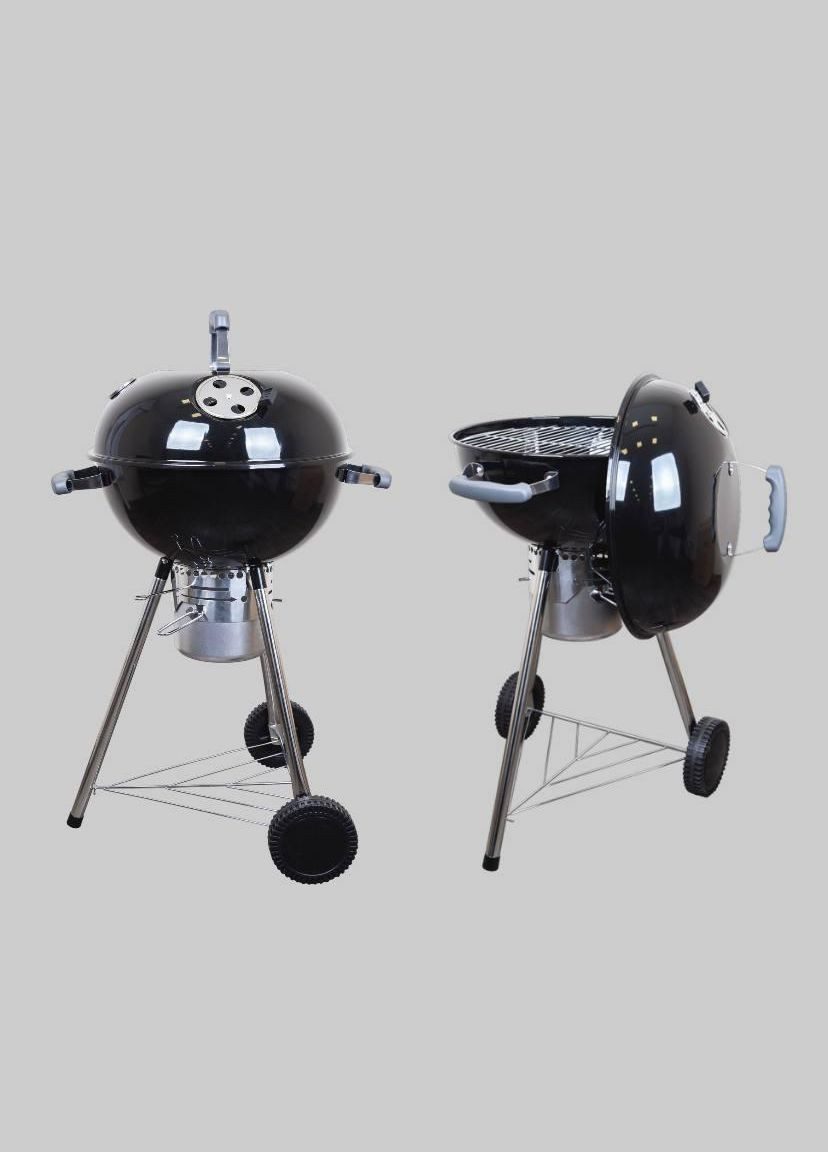 Вугільний гриль-барбекю з термометром BLACK GRILL No Brand (370070481)