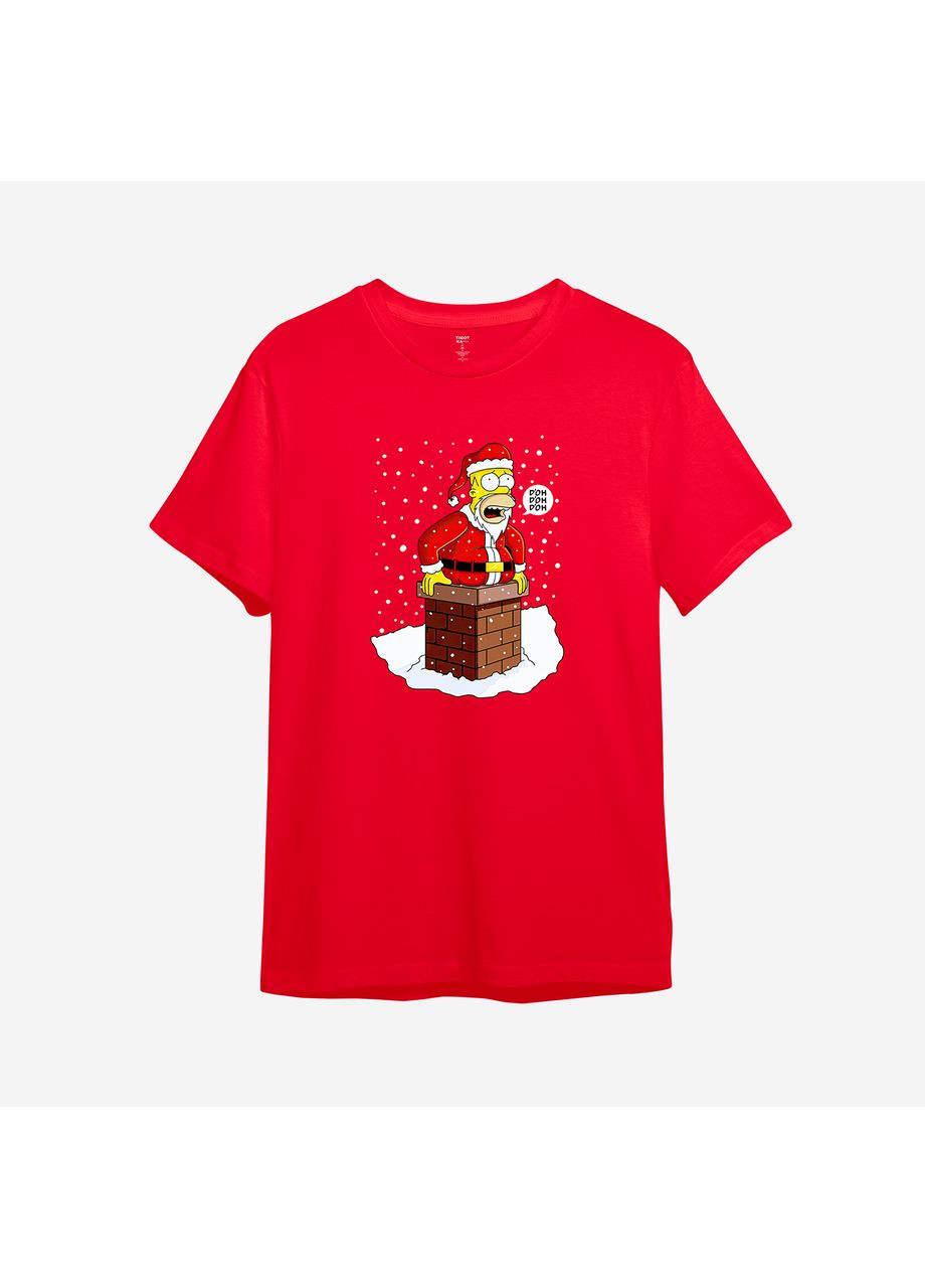 Новорічна футболка з принтом "Gomer Simpson". The Simpsons (10611488192) ТiШОТКА - (368570602)