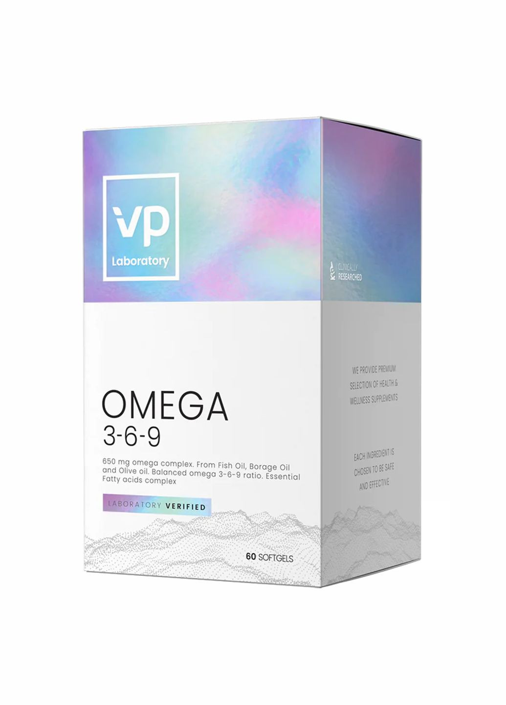Омега 3-6-9 добавка для здоров'я 60 капсул підтримка серця та імунітету VPLab Nutrition (368499273)