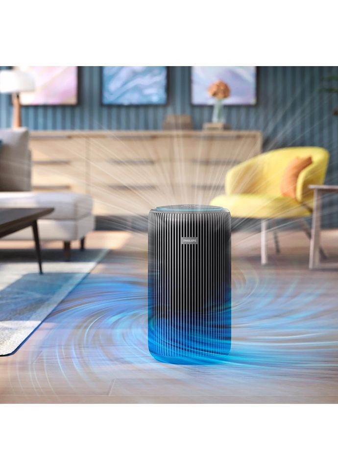 Воздухоочиститель PureProtect 3200 135 м2 520 м3/ч HEPA уголь Wi-Fi сине-серый Philips (381186997)