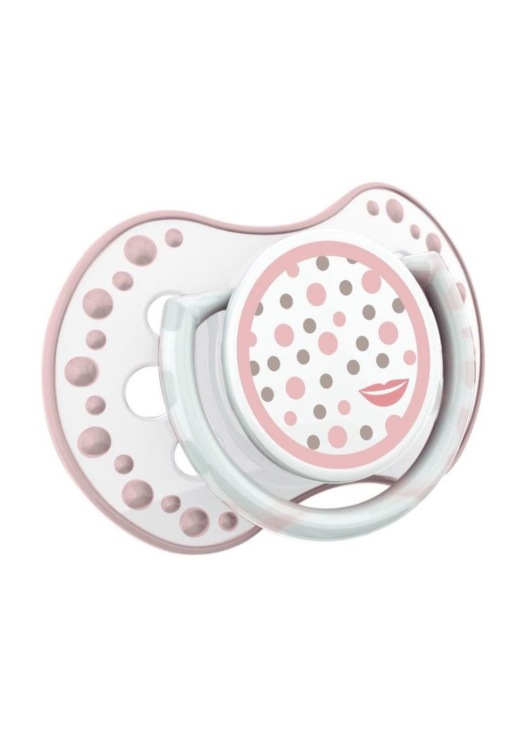 Пустышка силиконовая Retro baby, симметричная, 3-6 мес, 2 шт., розовый () Lovi 22/804girl (328396554)