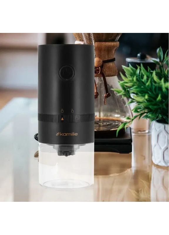 Кавомолка з акумулятором KM-6733 18.5х7.5 см Kamille (361399679)