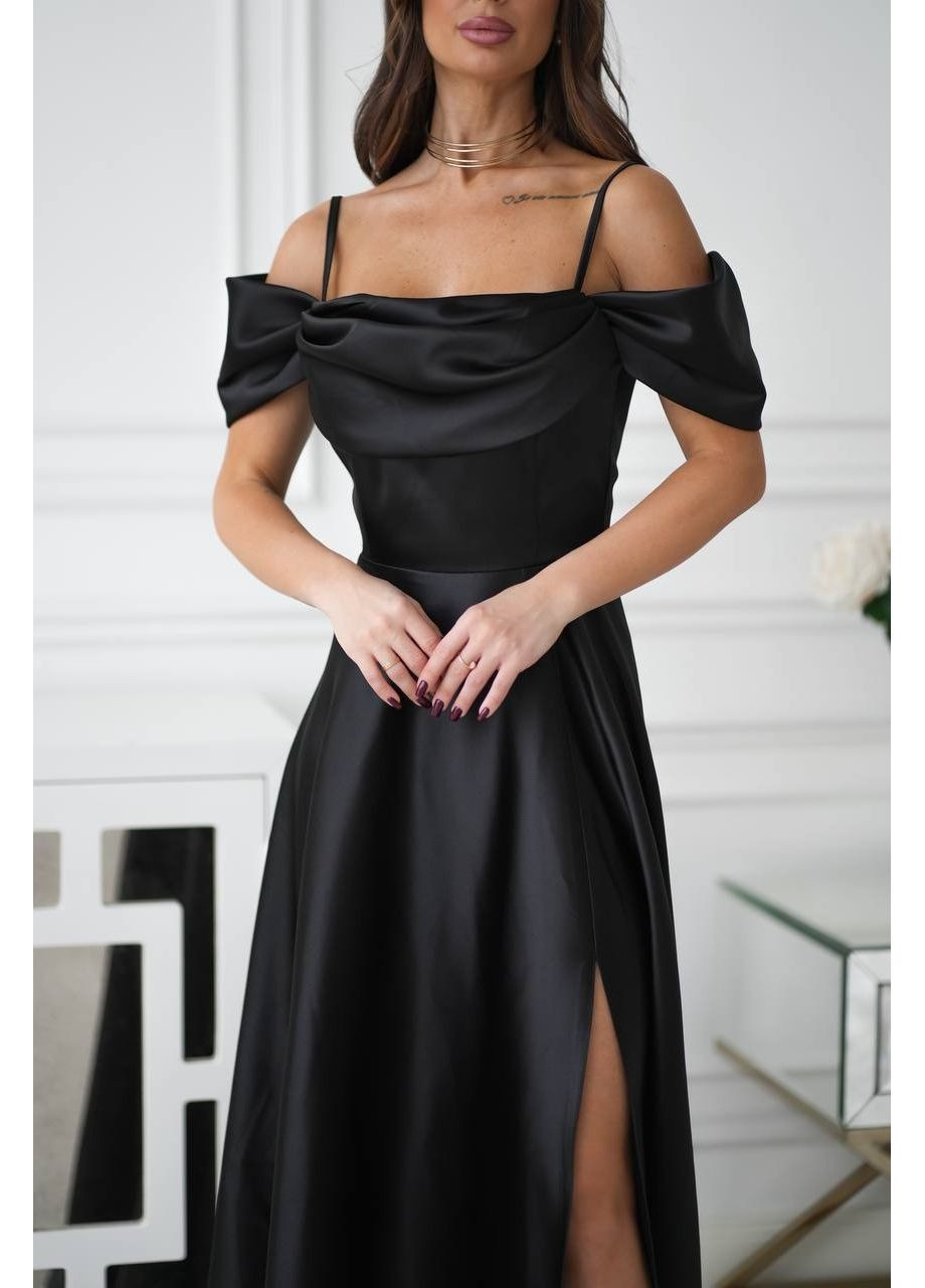 Черное платье, цвет черный Fashion