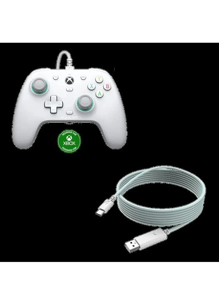 Геймпад для Xbox и PC (Hall Effect, 1000Hz, White, проводной) Gamesir G7 SE (397299940)