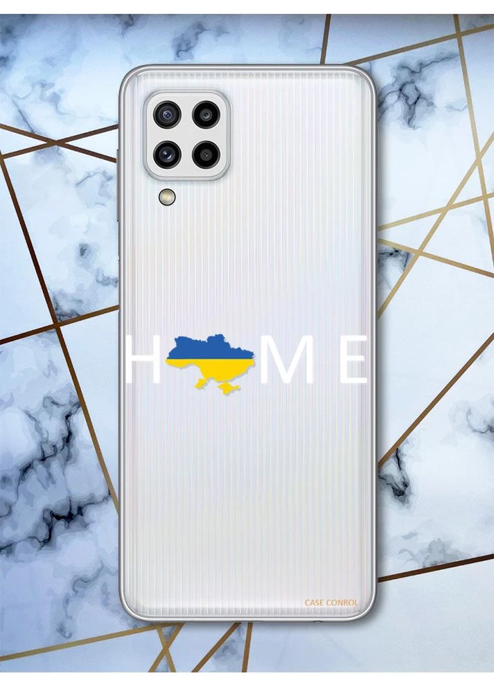 Чехол на Samsung Galaxy M32 / M22 / A22 4G Дом Украина (патриотический принт 73) Creative (359481841)
