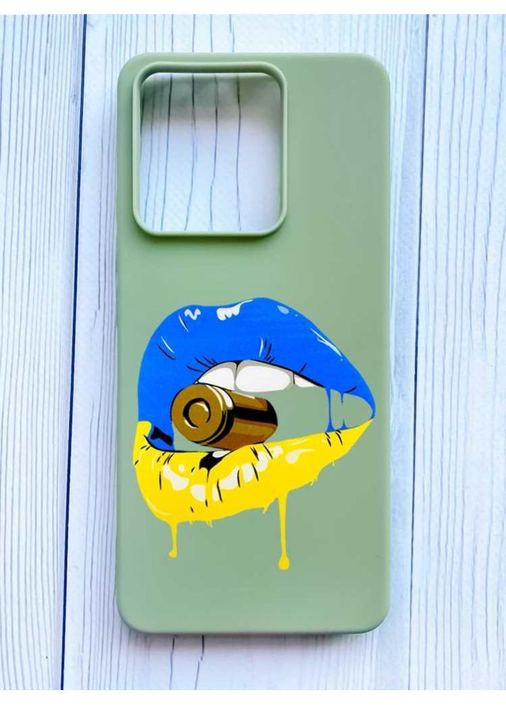 Матовый чехол на Xiaomi Redmi Note 13 Pro 5G Губы и патрон (принт 264) Creative (355391248)