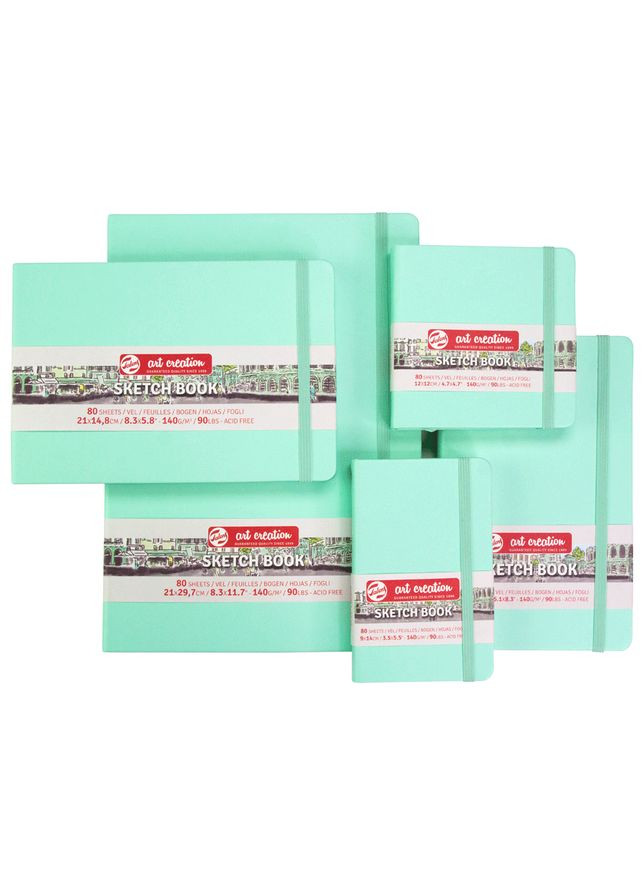 Блокнот для графики Talens Art Creation А4 140г/м2 80л Fresh Mint Royal Talens (362581289)