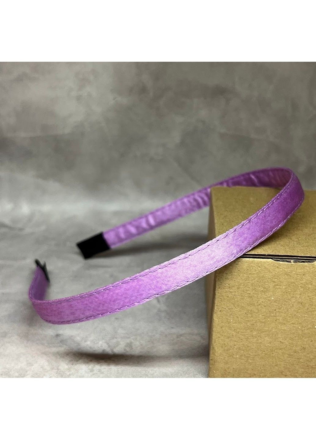 Обруч для волос (металлический), ширина 1,2 см, цвет-сиреневый, арт 013408, 1 шт No Brand (362219138)