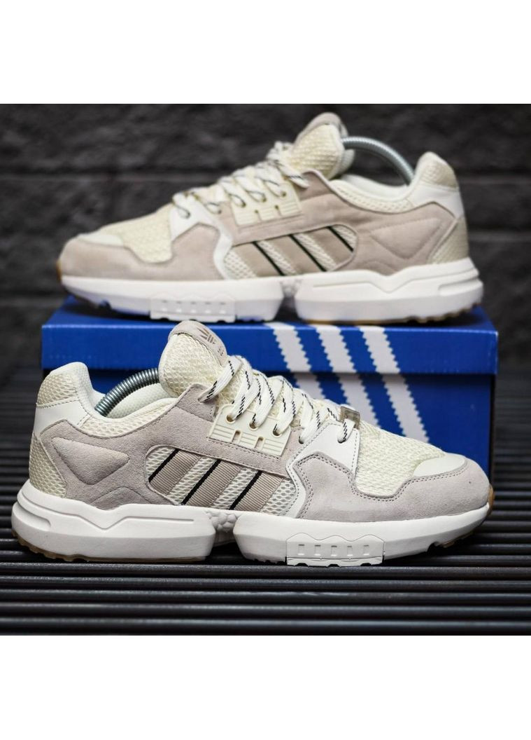 Бежевые демисезонные кроссовки мужские adidas zx torsion beige адидас zx No Brand