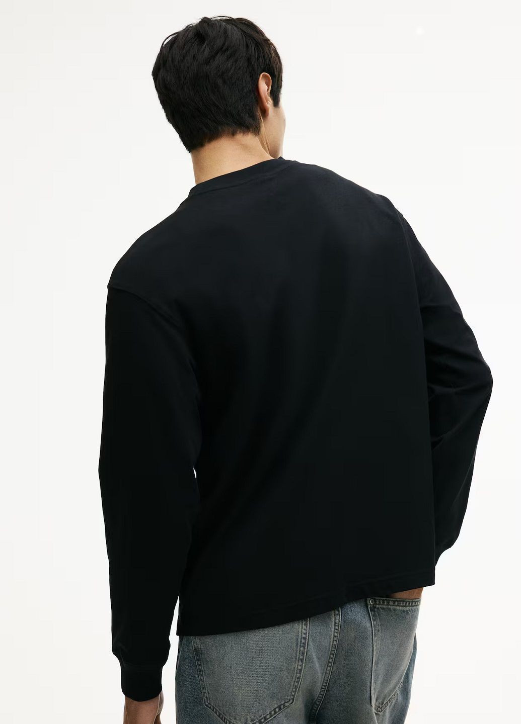 Лонгслів H&M чорний кежуали