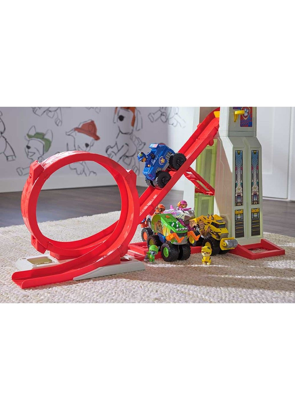 Цуценячий патруль: великий ігровий набір «Мегарятувальна станція з треком» (серія Мега колеса) Paw Patrol (331297162)