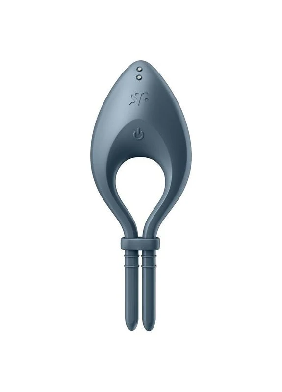 Ерекційне смарт віброкільце ласо з регулюванням розміру Bullseye Dark Blue Satisfyer (383114292)
