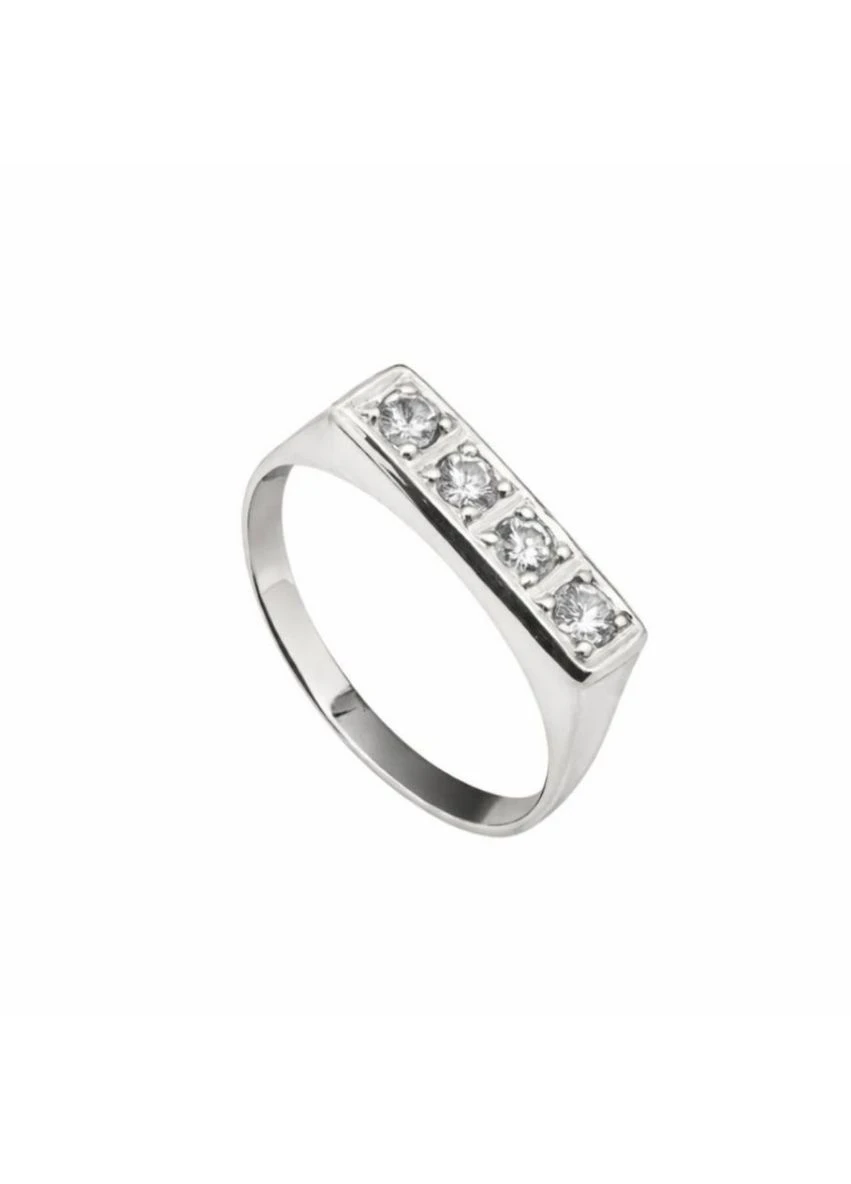 Серебряное кольцо с белым кубическим цирконием✨ Блеск, который говорит без слов Family Jewelry House (377308684)