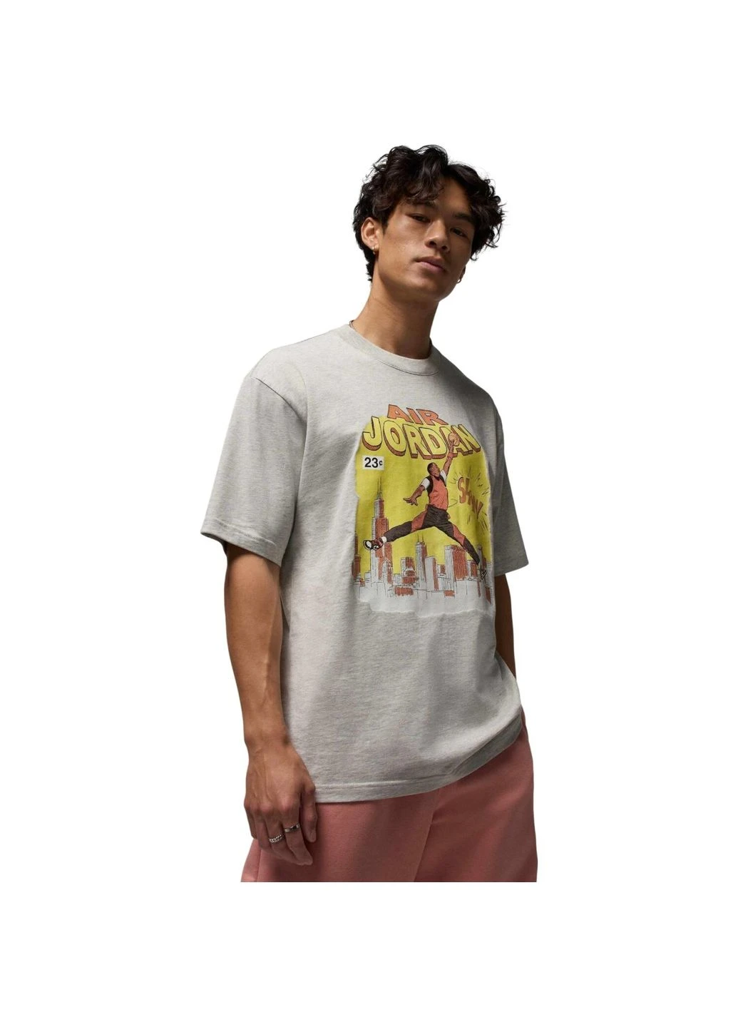 Сіра футболка сіра if0784-050 Nike JORDAN COMIC