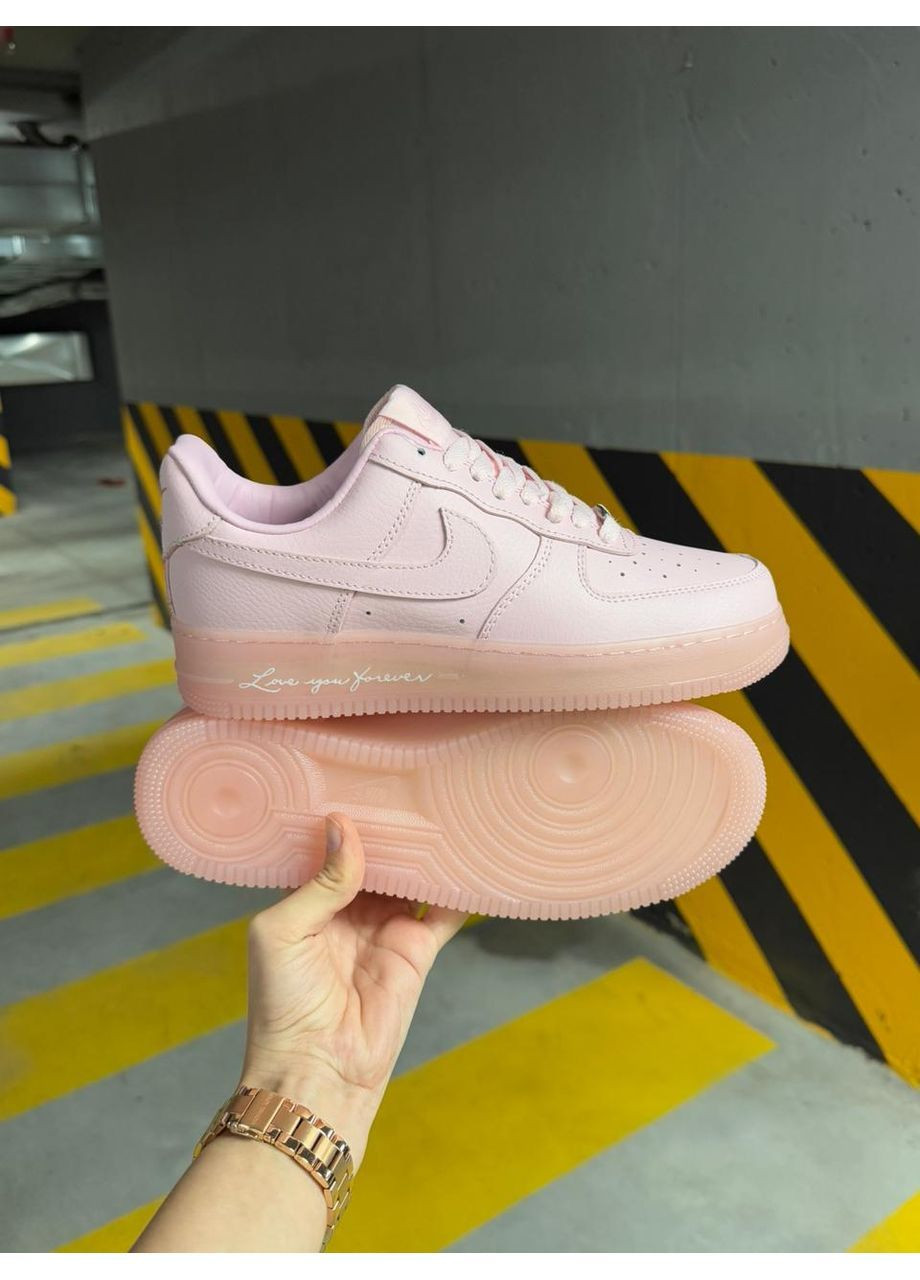 Кроссовки женские NOCTA x Nike Pink Foam No Brand Air Force 1 Low розовые демисезоны (369548031)