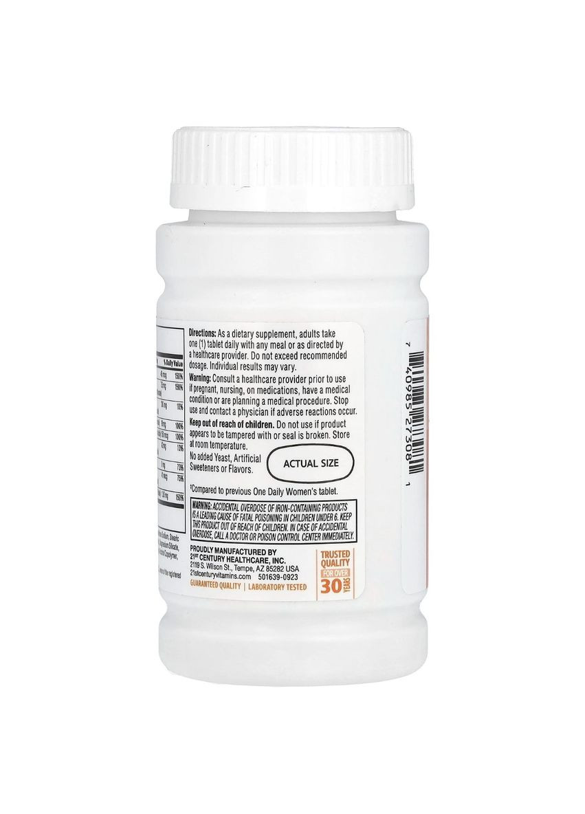 Мультивітаміни для Жінок, One Daily,, 100 таблеток 21st Century (326054425)