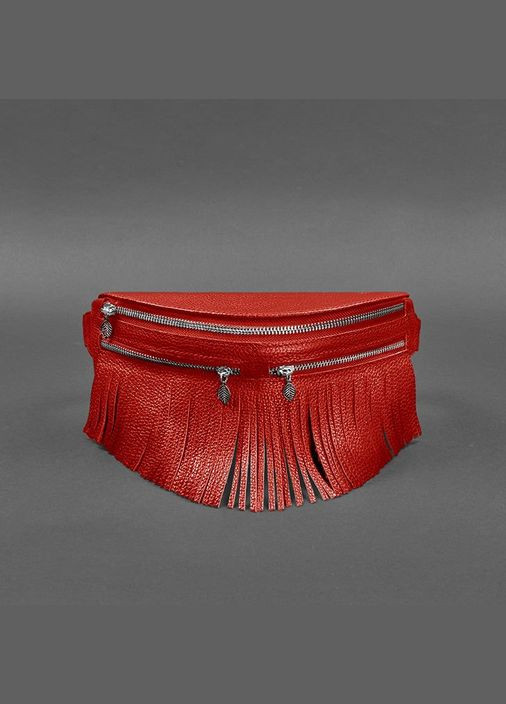 Шкіряна жіноча сумка на пояс Spirit червона (A-026283) BlankNote поясна сумка (327874282)