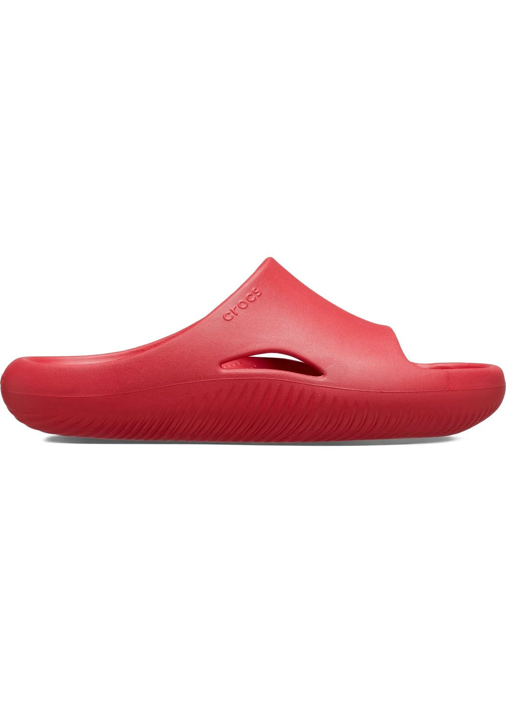 Красные пляжные шлепанцы recovery slide varsity red 208392 Crocs