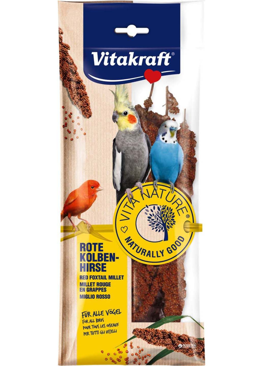 Ласощі для птахів Vita Nature 80 г Vitakraft (285778871)