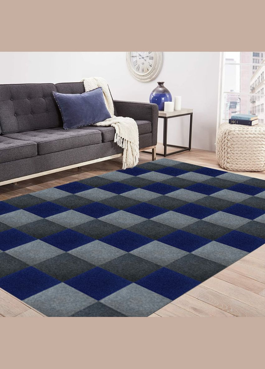 Самоклеюча плитка під ковролін сіра 300х300х4,5мм SW-00001424 Sticker Wall (315791201)