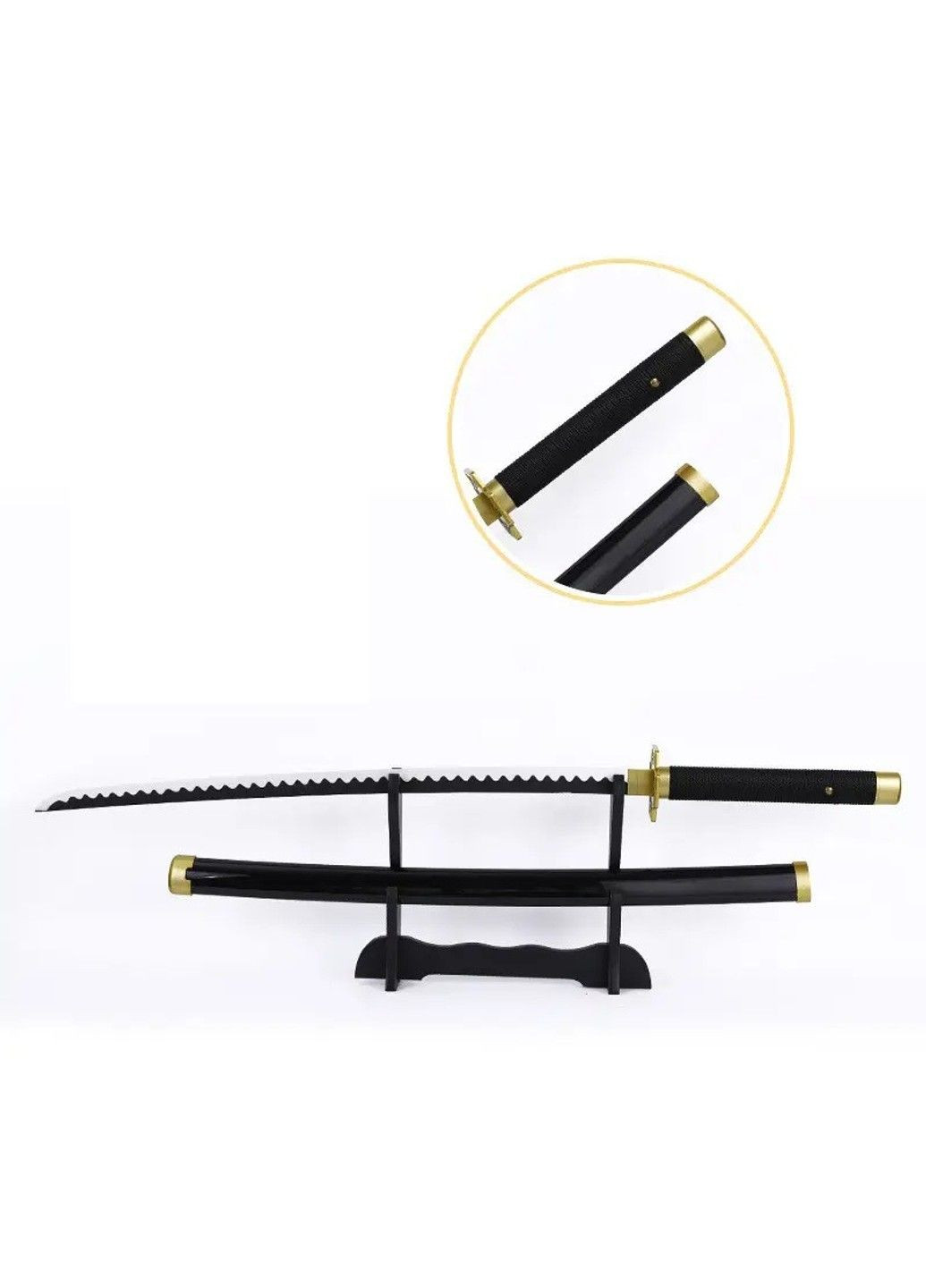 Игрушечный меч катана Меч Клинок рассекающий демонов Ван Пис One Piece 104 см без подставки No Brand (331172646)