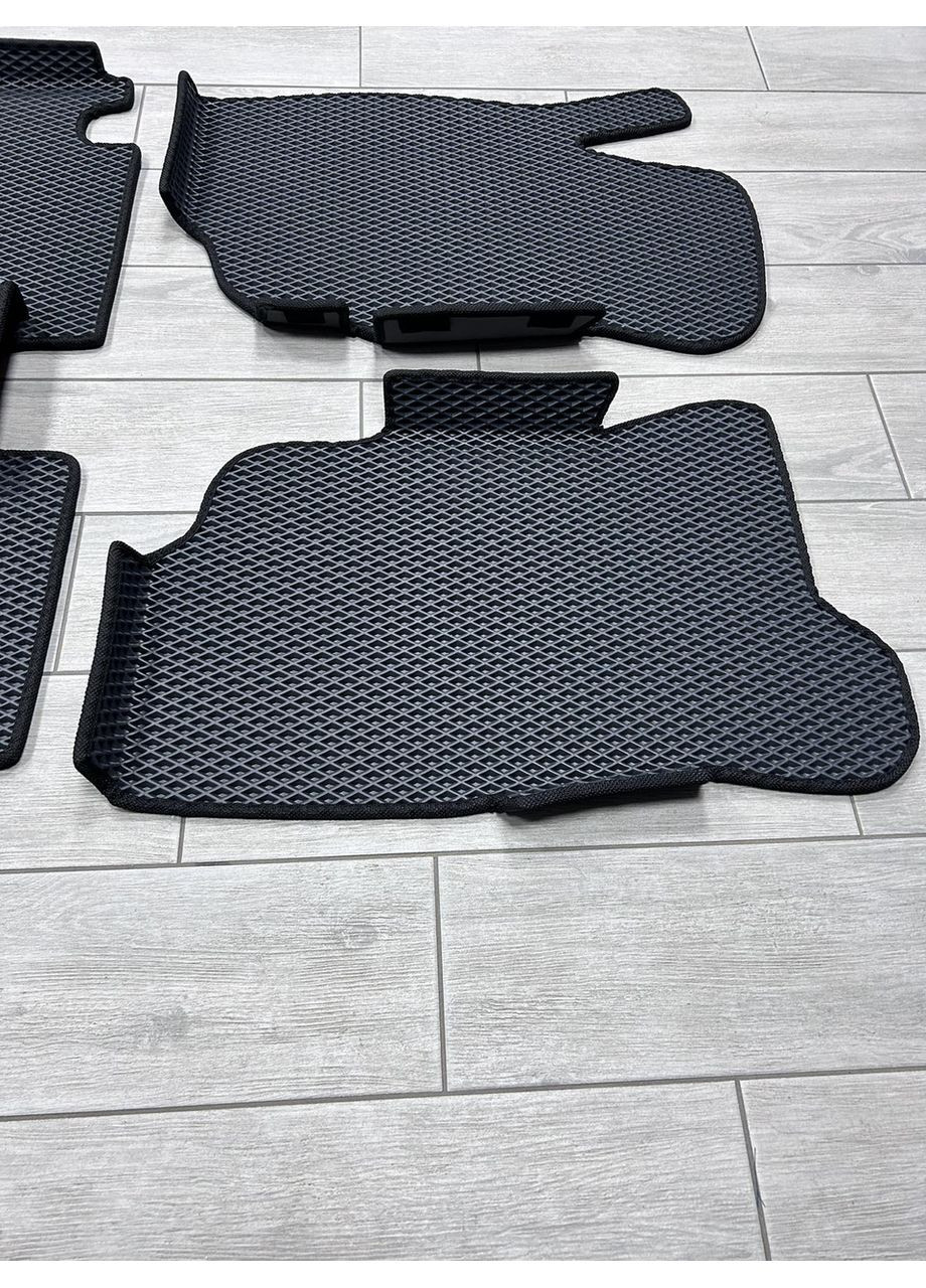 Килимки з бортиками в салон для Toyota / Тойота Хайлюкс 2005+,Чорний Eva Hilux (360617720)