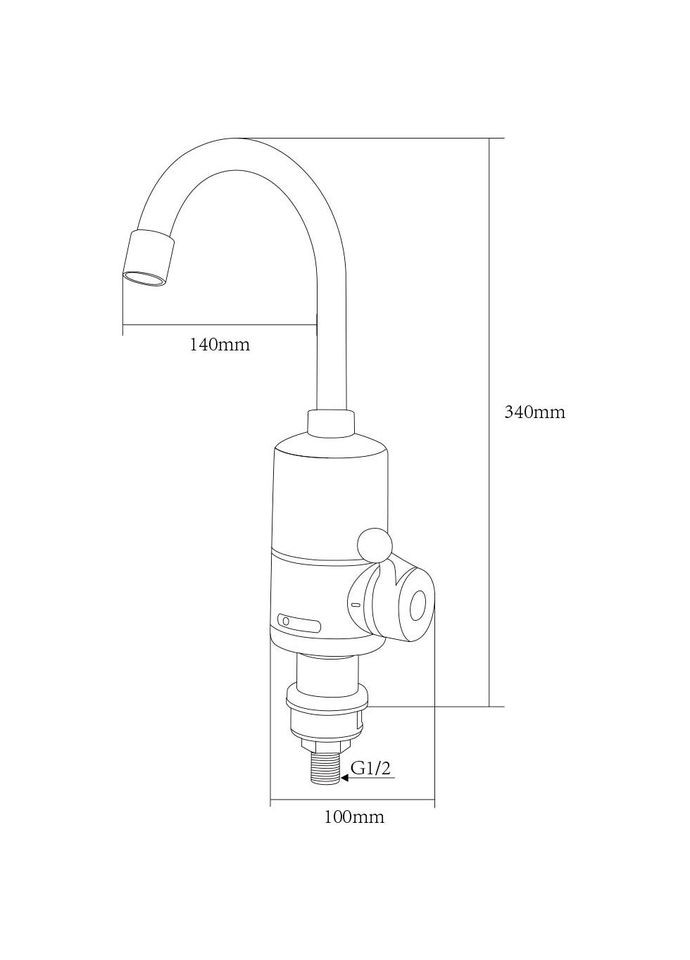 Проточный водонагреватель NZ6B112W (9797133) AQUATICA (316052224)