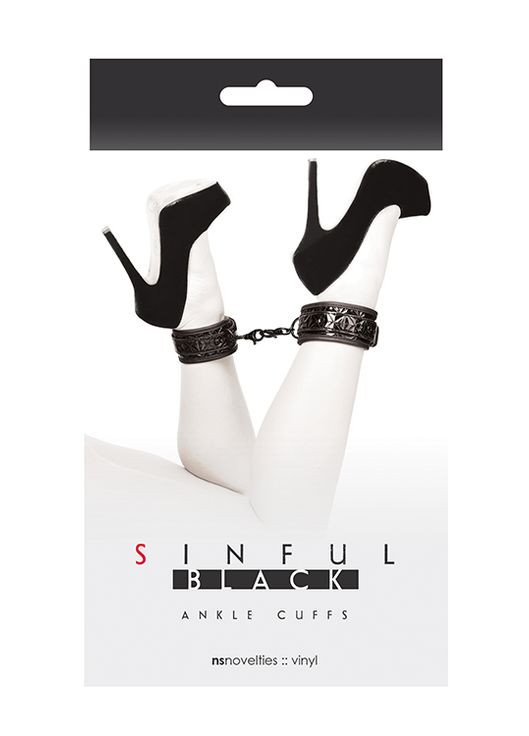Поножи SINFUL BLACK ANKLE CUFFS Ns Novelties (297130886)