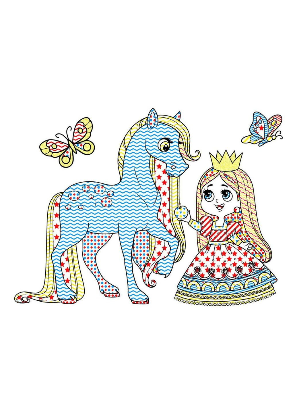 Книга "Чарівні водяні розмальовки. Принцеси", укр Crystal Book (F00024245) No Brand (363186511)