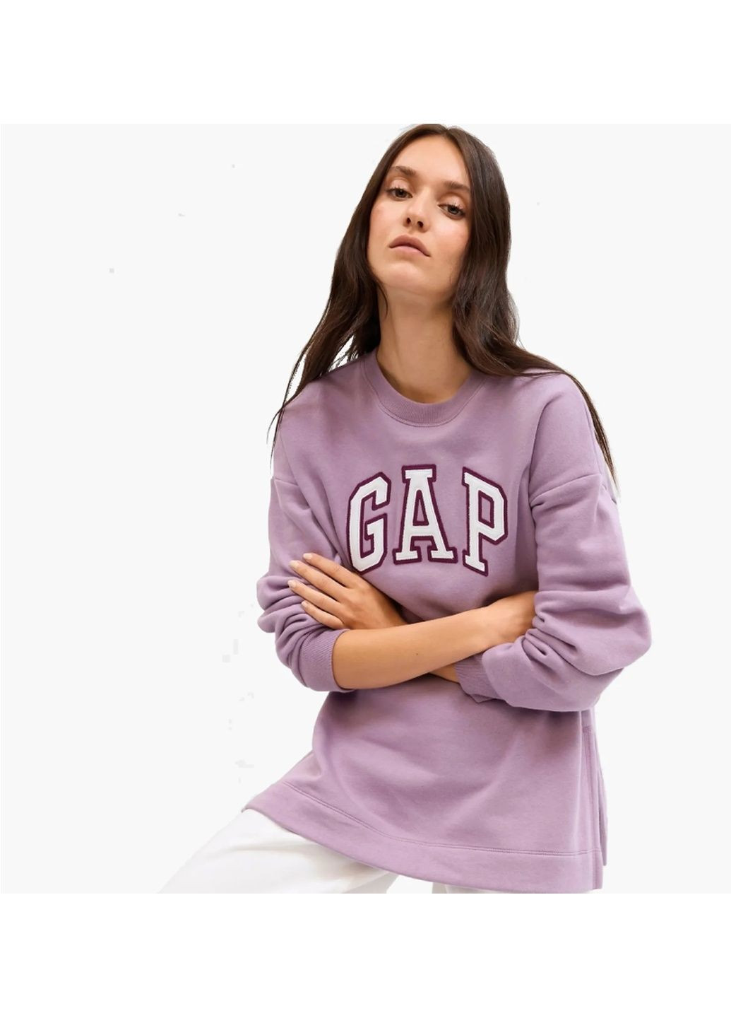 Свитшот женский Crewneck Violet 741683-02 Gap (365961649)
