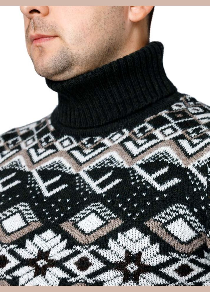 Темно-зеленый зимний мужской свитер цвет темно-зеленый cb-00233272 Gerekli